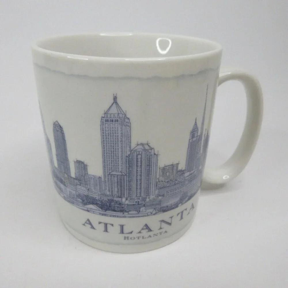 Starbucks Atlanta Georgia Hotlanta Coffee Mug Cup Architectural Series 2006 18oz - Picture 1 of 6